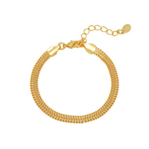 Valentina Snake Chain Bracelet in Gold