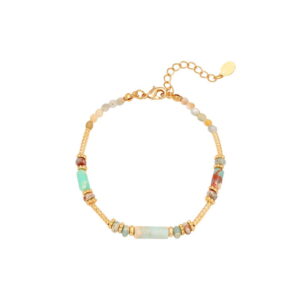 Portia Beaded Bracelet in Baby Blue