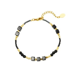 Sabine Beaded Bracelet in Black