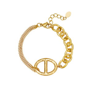Wren Links Bracelet in Gold