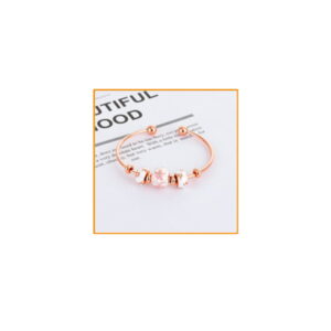 Benerie Rose Gold with White Enamel Charms