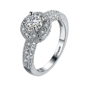 Gracelyn High Set Platinum Ring