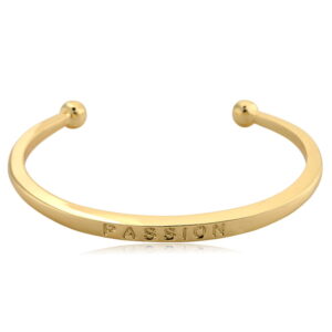 Florence Cuff Bracelet in Gold - Passion