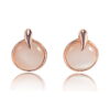 Bromwym Round Rose Gold Earrings