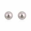 Ariella Silver Pearl Earrings