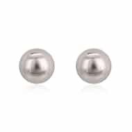 Ariella Silver Pearl Earrings