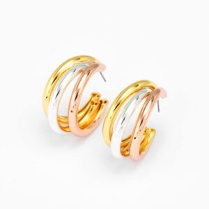 Saylor Multitone Stud Earrings