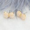 Angelica Micro Pearl Stud Earrings