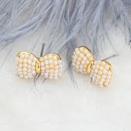 Angelica Micro Pearl Stud Earrings