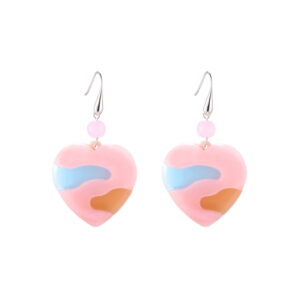 Kylie Earrings in Baby Pink