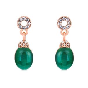 Elora Emerald Teardrop Earrings