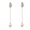 Baylee Wing Earrings in Rose Gold