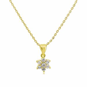 Nikki Gold CZ Necklace