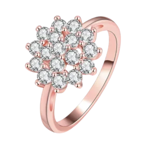 Mary Cluster Ring in Gold
