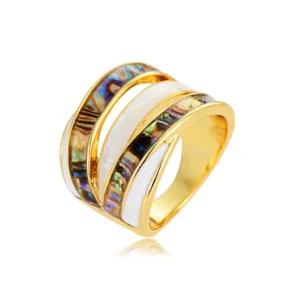 Nala Layered Ring in Gold - 8/Q