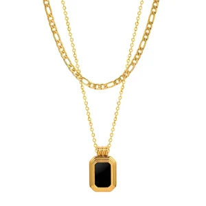 Gold-Plated Stainless Steel Necklac
